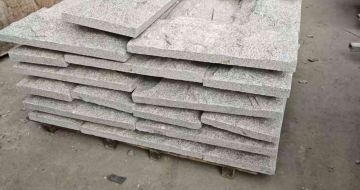 咸宁芝麻白蘑菇石，自然面