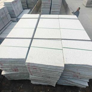 咸宁芝麻白毛板，石材毛板