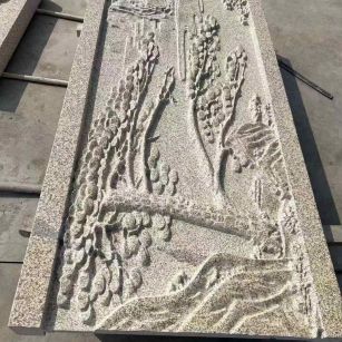 咸宁黄金麻别墅雕刻版 别墅私人定制