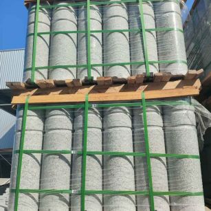 咸宁挡车柱芝麻白 挡车石