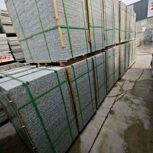 咸宁芝麻白地铺版 石材地铺石